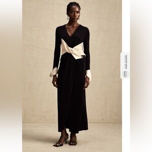 Miss Rosier Bowknot Black and Cream Dress 1